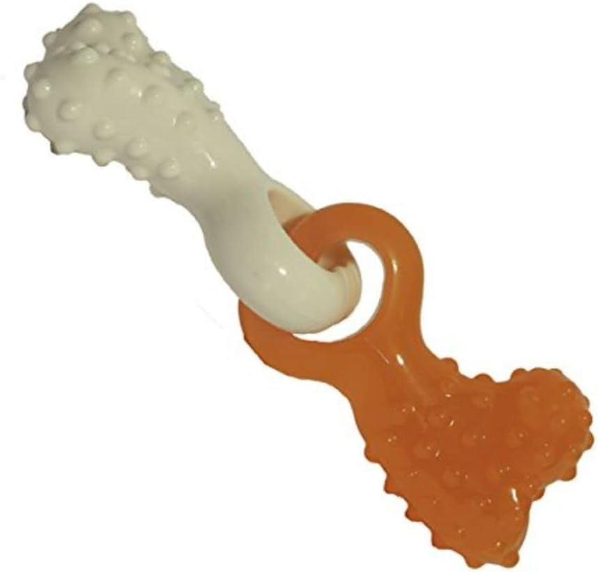 Duo Dental Tug Puppy Bone Dog Toy