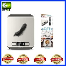 Versatile Digital Kitchen Scale for Meal Prep - 11lb Capacity  Multiple Units