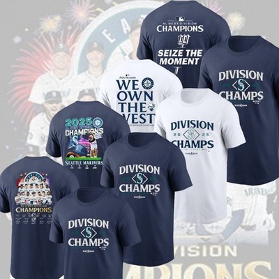    HOTDEAL! Seattle Mariners 2025 AL West Division Champions Let s Go Mariners