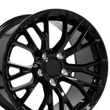 Set4 17x9.5 Gloss Black 5734 Wheels 5x120.65 54et Fits C4 Corvette Set4 17x9.5 Gloss Black 5734 Wheels 5x120.65 54et Fits C4 Corvette