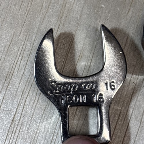 Snap on 8Piece Metric Crowfoot Wrench Set 10mm,11m,12mm,13mm,15mm,16mm,18mm,22mm