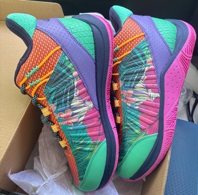 AND 1 Explosive T Basketball Shoe Tropical Floral Multicolor Size 7 / Womens 8.5