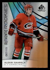 2019-20 SP Game Used Orange Rainbow #143 Aleksi Saarela /115 (ref 239358)