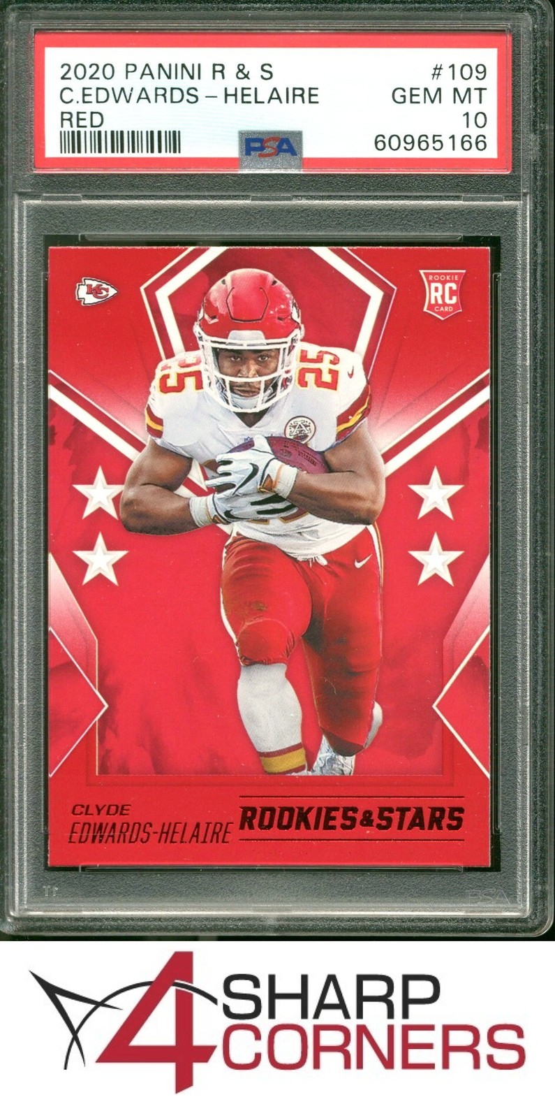 Clyde Edwards-Helaire Panini Rookies & Stars #109 Red