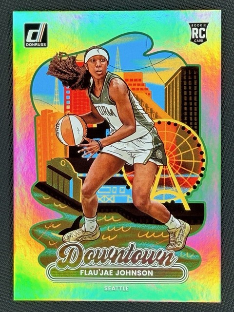 2026 Panini Donruss WNBA Flau'jae Johnson Downtown Rookie RC SSP #13 Storm