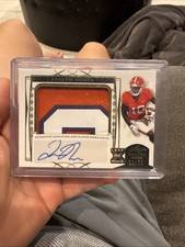 Joseph Ngata 2022 Leaf Trinity Patch Auto /75 Rookie Card RC 21/75. rookie card picture