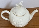 LENOX Butterflies and Lace Ivory TEAPOT & Lid  NICE! — photo 2
