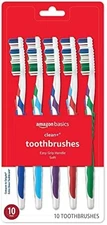 Amazon Basics Soft Toothbrushes 10 Count