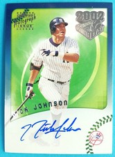 2002 Topps Opening Day Autographs Nick Johnson #ODA-NJ Yankees