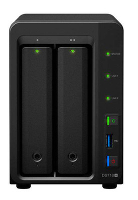 -REFURBED-Synology DiskStation DS718+NAS Gehäuse Intel Quad 4x1,5 GHz -6 GB DDR3
