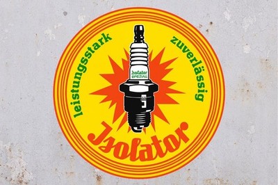 Aufkleber, Abziehbild, Sticker  ''ISOLATOR'' - Zündkerze