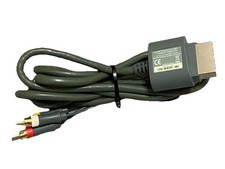 Official OEM Microsoft Xbox 360 AV Composite Audio/Video Cable RCA