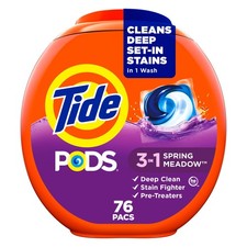 PODS laundry detergent pacs, 3-in-1 Stain Remover, Odor Fighter, Color Protec...