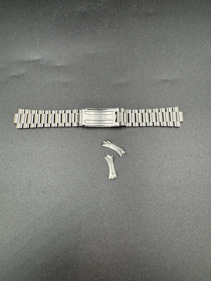 Brazalete Presidente Tío Seiko Acero Inoxidable 1171US 20mm Usado para Wat Alta Gama Foto 4 de 4