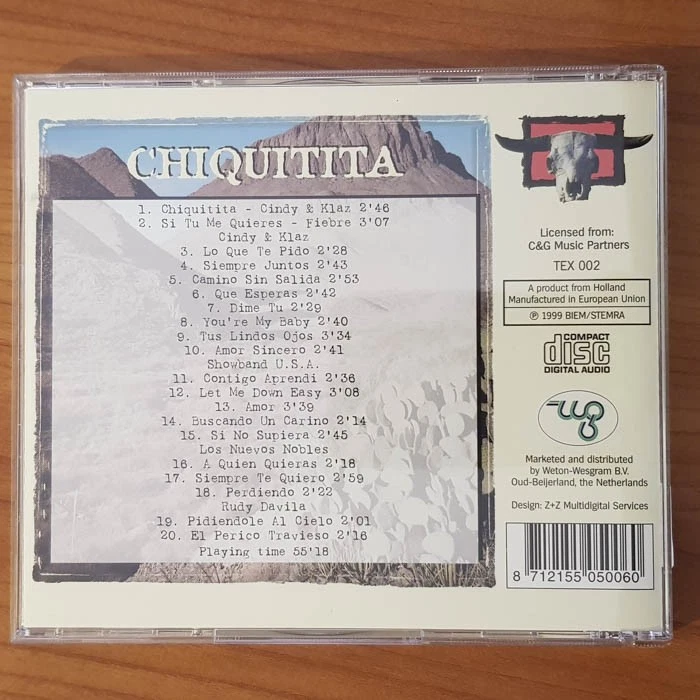 CALIENTE SOUND Chiquitita - 20 Tex Mex Songs  NM/EX(CD) - Bild 4 von 4