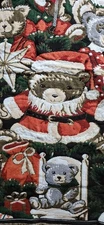 Vintage The Northwest Company Christmas Bear Throw Blanket