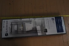 Glacier Bay Slat Style Over-the-Toilet Storage Bronze 24 W x 9.5 D x 64.5 H