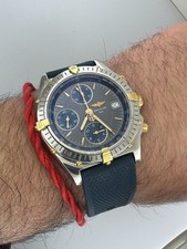 Breitling Chronomat 39mm B.13050.1 Chronograph Steel & 18k Yellow Gold Automatic 2