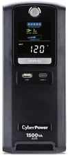 Cyberpower 1500VA 10-Outlet UPS Battery Backup w/ LCD and USB, USB C port - NEW!