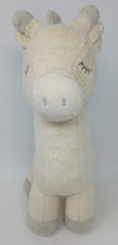 KellyToy Baby Giraffe Plush Rattle Toy Stuffed Animal Cream Gray Spots 2019