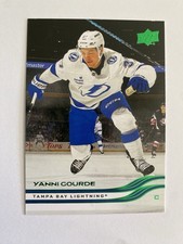 2025-26 Upper Deck Series 2 - Holiday Exclusive Easter Green #408 Yanni Gourde