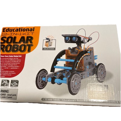 Tech Kit  3 In 1 Solar Robot  Build 3 Robots In 1 DIY Ages 8+