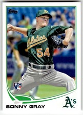 2013 Topps Update #US277 Sonny Gray Oakland Athletics RC Baseball Rookie Card. rookie card picture