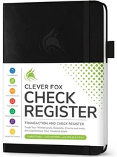 Check Register Book - Deluxe Transaction Register, Accounting Ledger Book, Check
