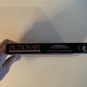 oval seal Pictionary complete in box nintendo nes game nr-MINT rev-a power play