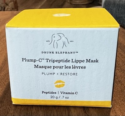 New! Drunk Elephant Plump C Tripeptide Lippie Mask ~ 20 g / .7 oz NIB