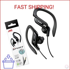 JVC HAEB75B Sports Clip Headphone Black 