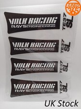 Volk Racing Wheel Rays Engineering Te37 Stickers Decal Black Vinyl Alloys Refurb