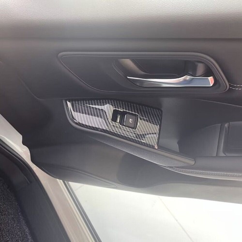 Carbon Fiber Styling Door Window Switch Panel Trim For Nissan Qashqai J12 2023- - Foto 3 di 8