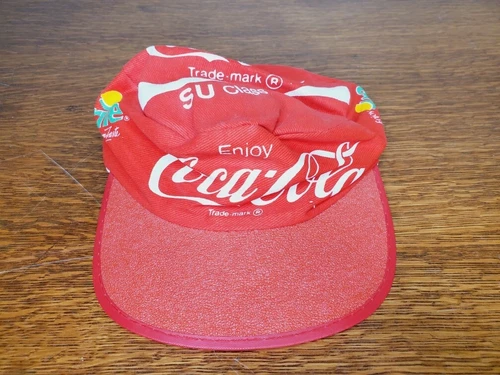 Vintage 1991 Syracuse Coca Cola Sprite Promo Adult Painter Style Baseball Hat SU