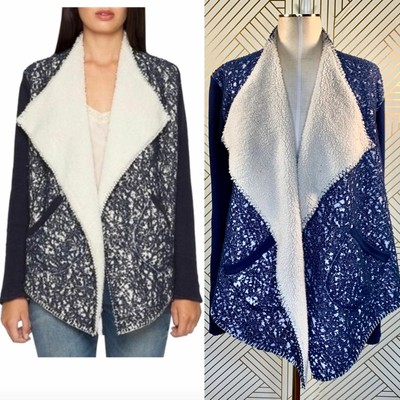 sherpa lined wrap jacket