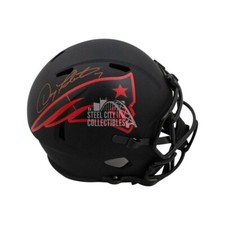 Doug Flutie Autographed Patriots Eclipse Replica Full-Size Football Helmet - BAS