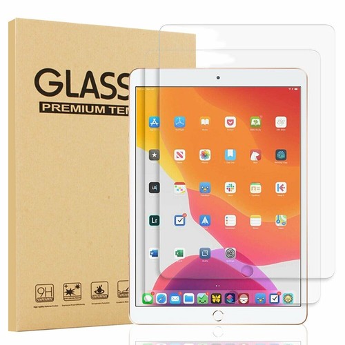 2xScreen Protector For iPad 10.2 9.7 10.9 9th/8th/7th Gen Air 4/5 Tempered Glass - Picture 1 of 4