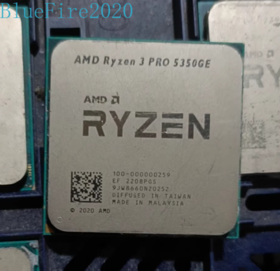 AMD RYZEN 3 PRO 5350GE Socket AM4 CPU Processor R3 5350GE 4 Core