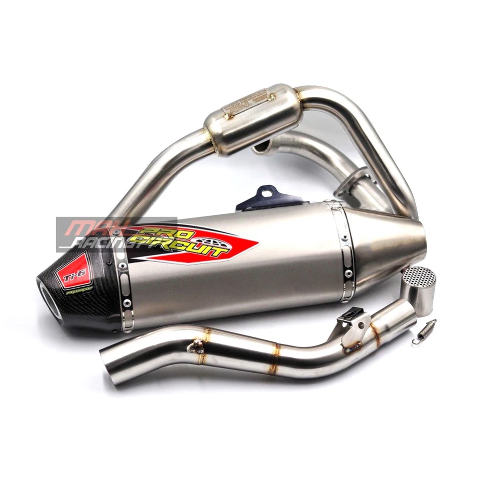 FULL SYSTEM EXHAUST MUFFLER RACING CARBON PIPE FIT FOR KAWASAKI KLX230L KLX230R - Image 2 of 4