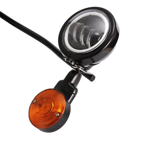 Barra de luz antiniebla LED de 4,5" para Kawasaki VN Vulcan 1500 1600 1700 Nomad - Imagen 11 de 11