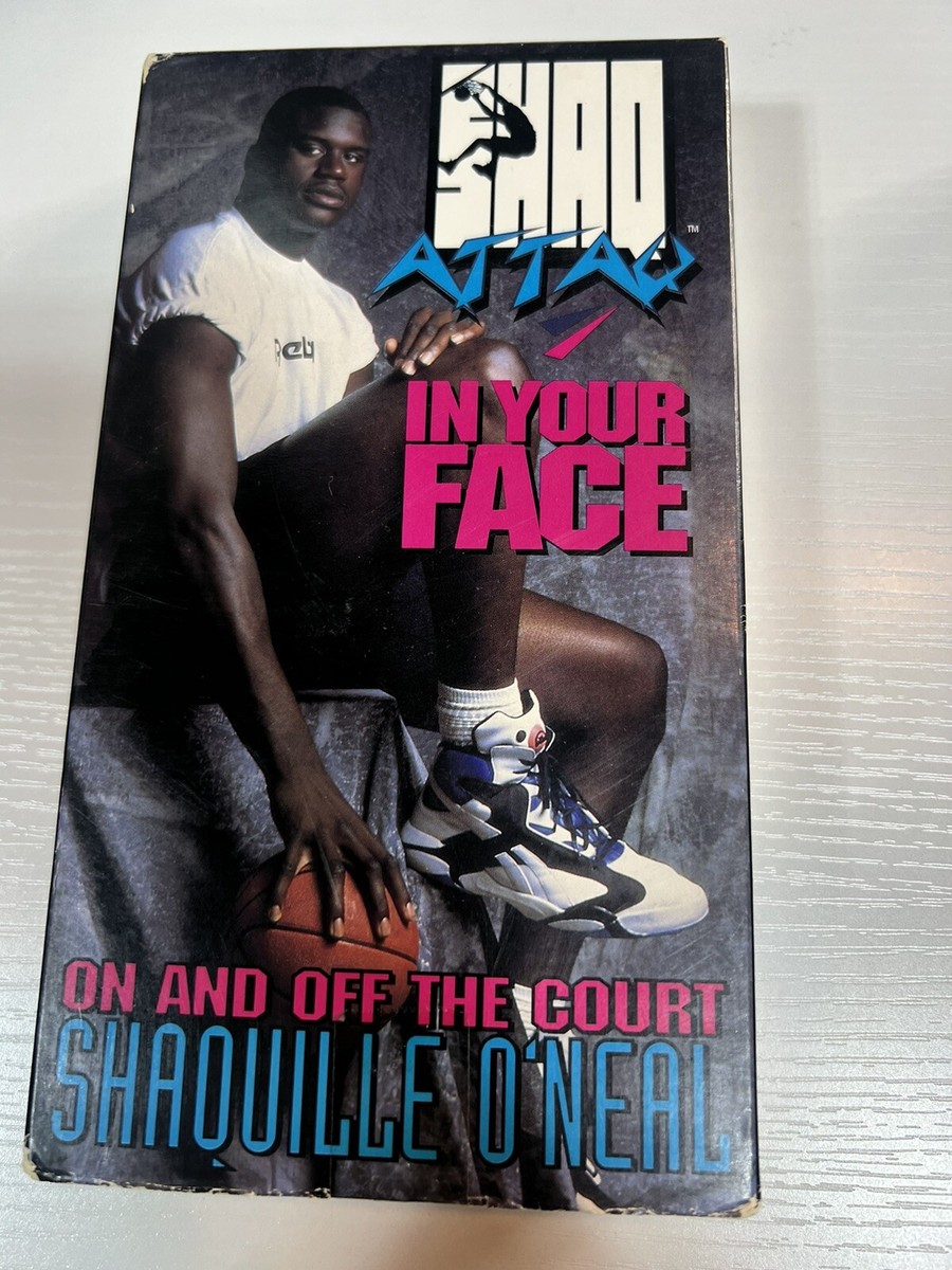 nba レトロ VHS SHAQ 1992 Shaq Attack Attaq In Your Face On and Off the Court VHS Tape