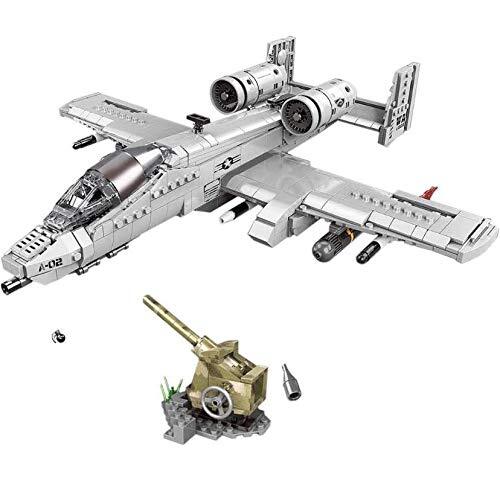 A-10 Fighter Thunderbolt Aircraft Plane Building Blocks Toy Set