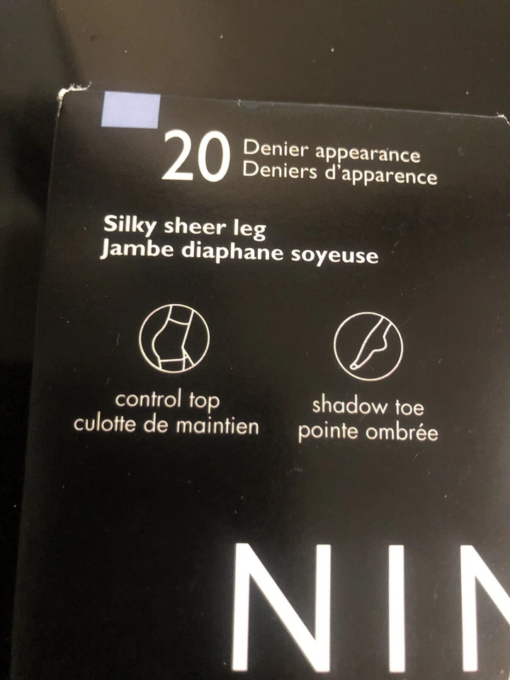 Pantimedias Nine West So Strong Style 920 Sedosas Transparentes Control Azul Marino Talla 1 Foto 3 de 4