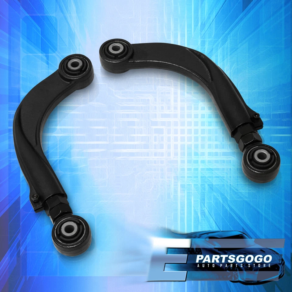 For 04-13 Mazda 3 06-17 Mazda 5 2PC Adjustable Rear Adjustable Camber Kit Black Foto 3 de 3