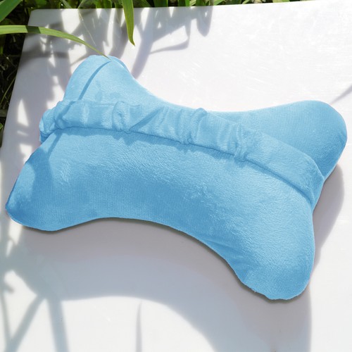 Dog Bone Car Neck Pillow Head Rest Memory Foam Travel Road Trip Posture Support - 第 4/6 張圖片