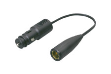 Flexibler Adapter Zigarettenanz&uuml;nder auf kleine Normsteckdose DIN4165