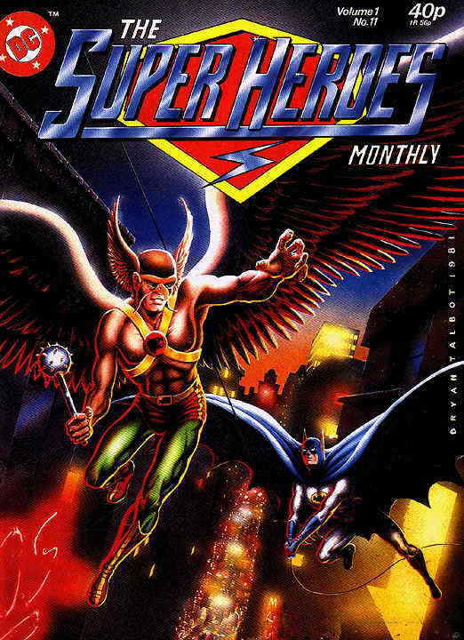 Super Heroes Monthly (1st Series) #11 FN; London Editions | Batman Hawkman - we