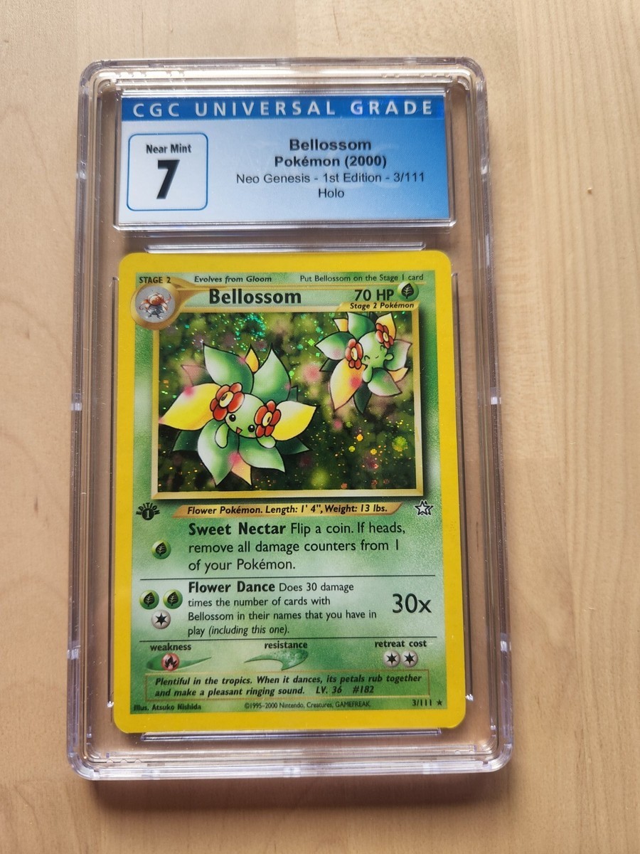 Bellossom Neo Genesis 1st edition 3/111 CGC graded 7 Near Mint | eBay