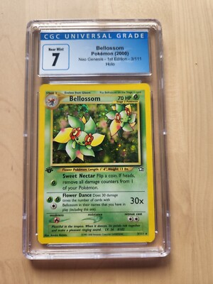 Bellosom 英語版 3/111 Bellossom Neo Genesis 1st edition 3/111 CGC graded 7 Near Mint | eBay