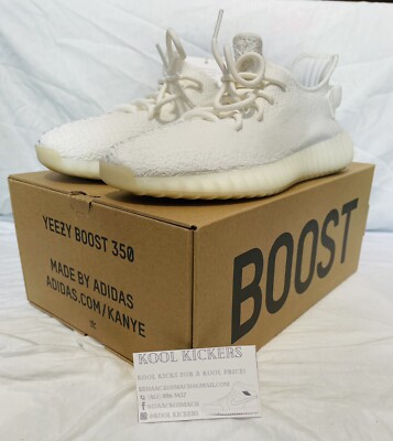 Size 9.5 - adidas Yeezy Boost 350 V2 Low Cream White / Triple White  889773433976 | eBay Australia